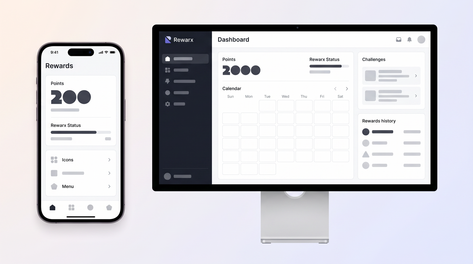 Rewarx across devices